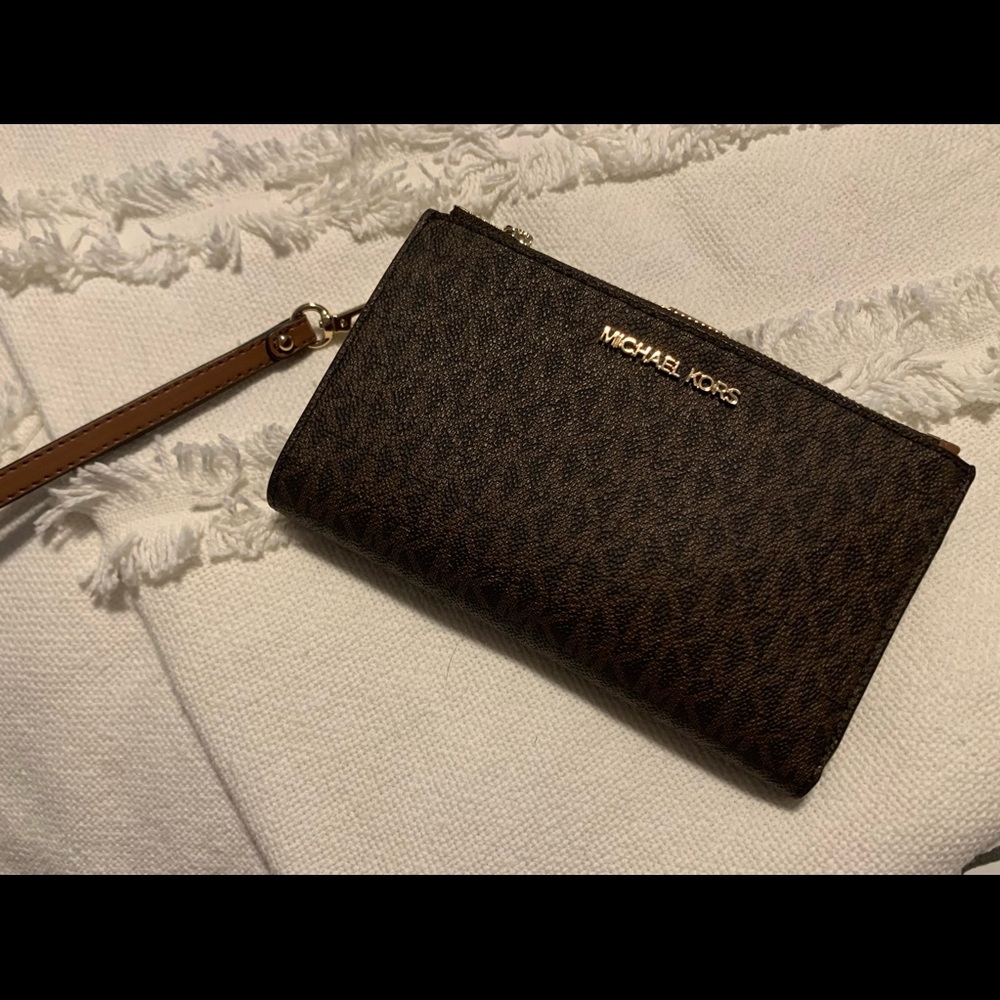 Michael kors jet set travel double zip wallet - Picture 5 of 9